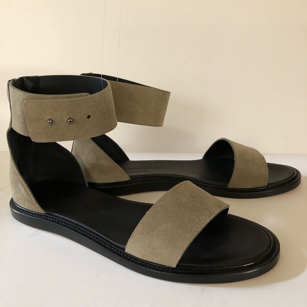 NIB Common Projects Zip Suede Sandal Sz 38 US 8.5 - Picture 3 of 8